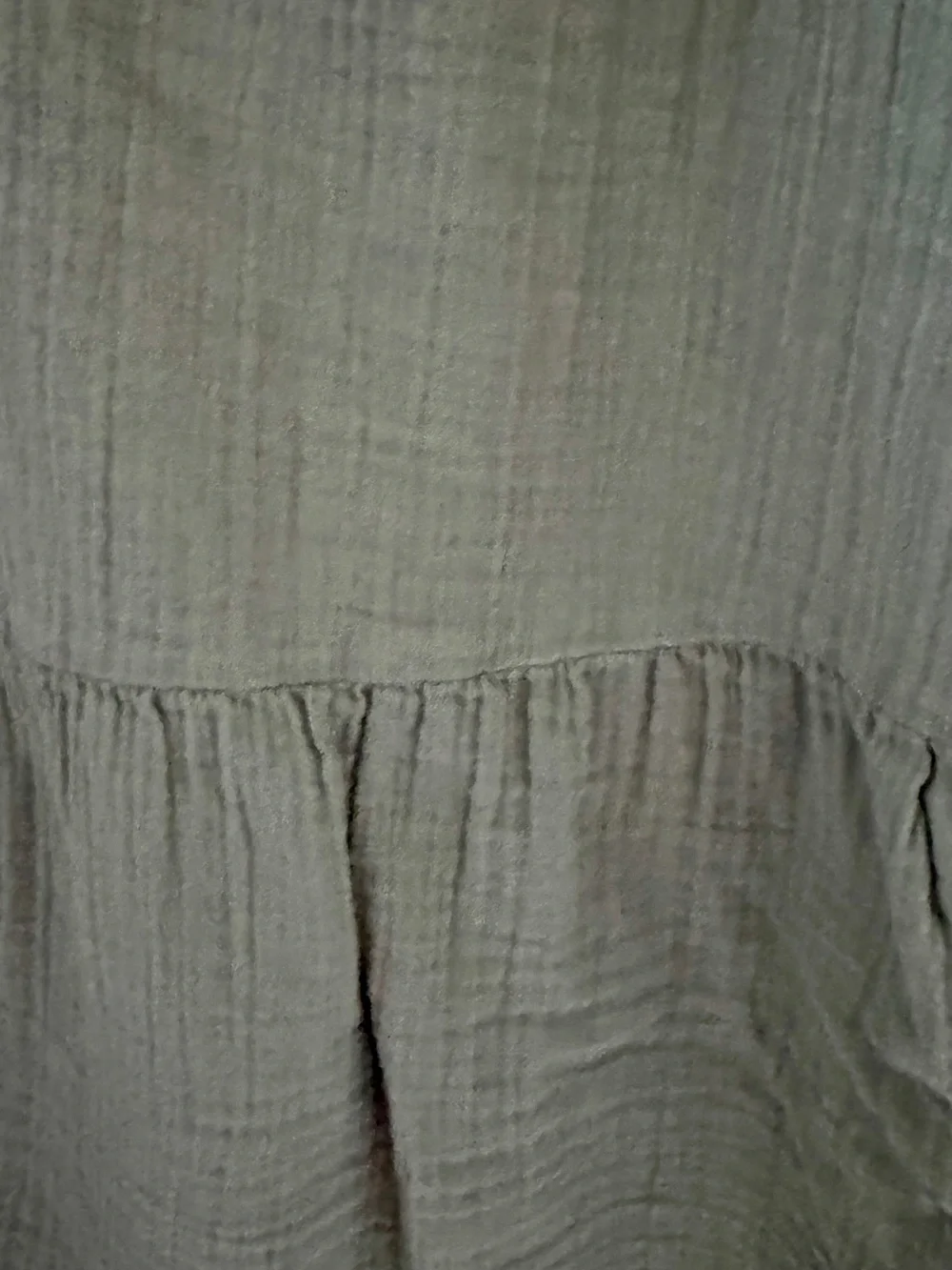 GAP Women's Sage Green Ruffle Sleeve dress